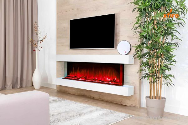 Electric Fireplace Cube Shape