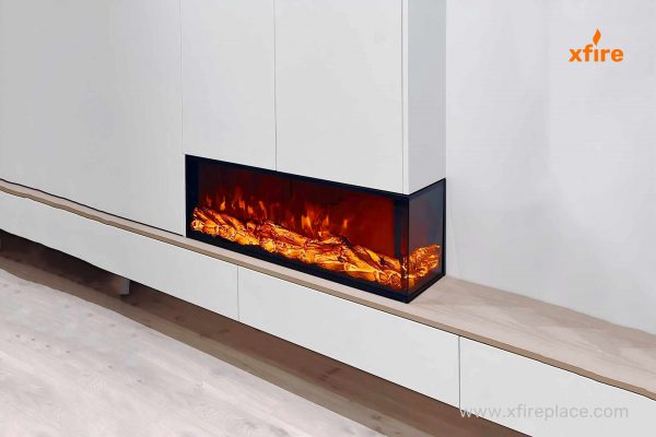 Electric Fireplace L Shape