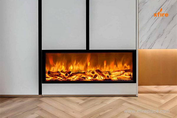 Electric Fireplace Rectangular Shape